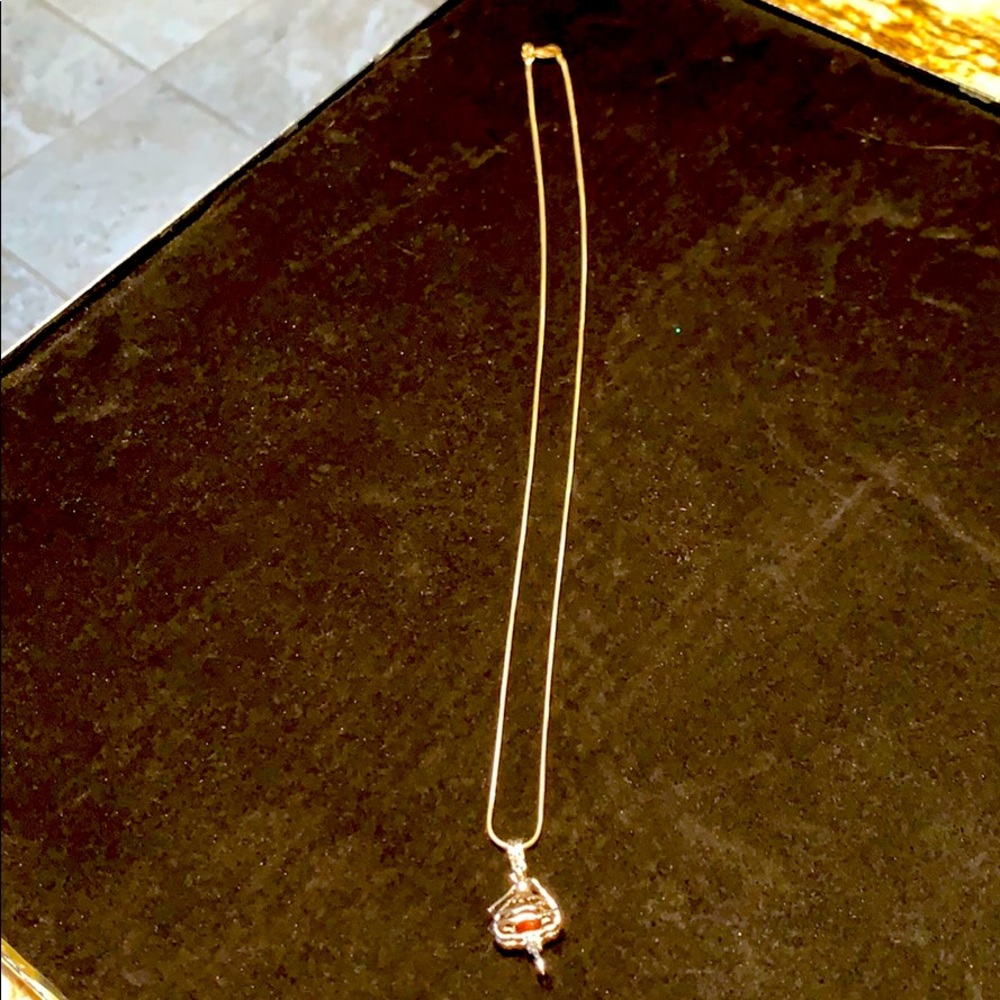 Silver Ballerina Necklace